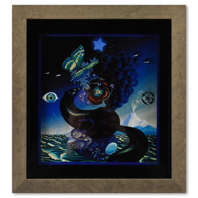 Vasarely; Etude En Bleu de la serie Graphismes 2 Gold & Silver Pawn Shop