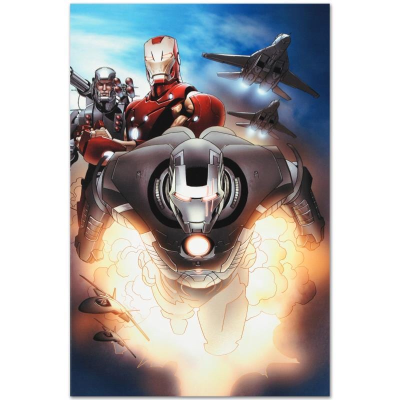 Marvel Art; Iron Man 2.0 #7 Art Gold & Silver Pawn Shop