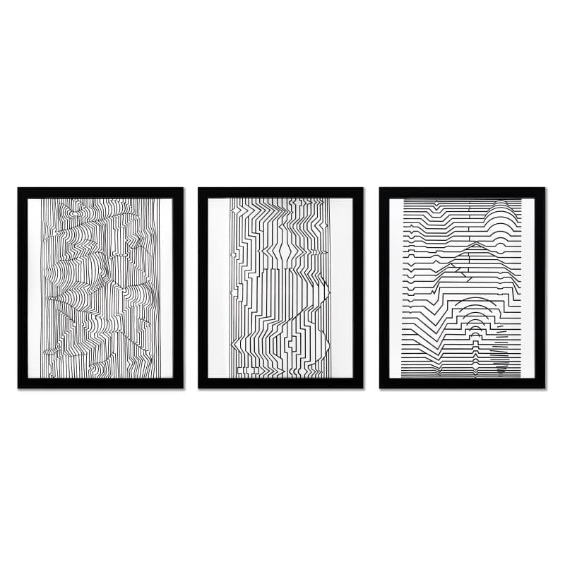 Vasarely; Naissances - I, Naissances - III, et Ebi-Noor de la série On –  Gold & Silver Pawn Shop