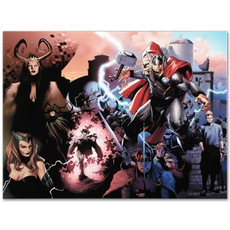 Marvel Art; Thor #600 – Gold & Silver Pawn Shop
