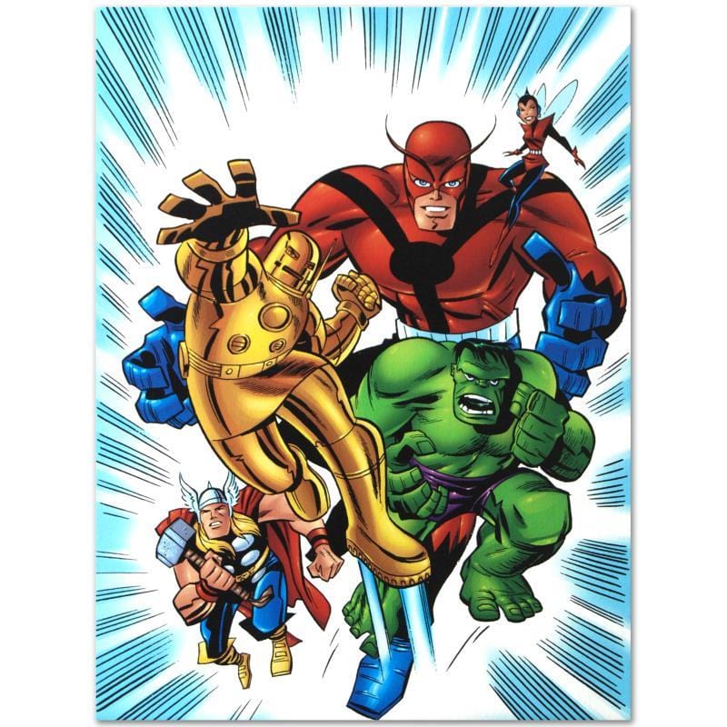Marvel Art; Avengers #1 1/2 Art Gold & Silver Pawn Shop