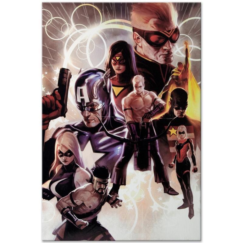 Marvel Art; The Mighty Avengers #30 – Gold & Silver Pawn Shop