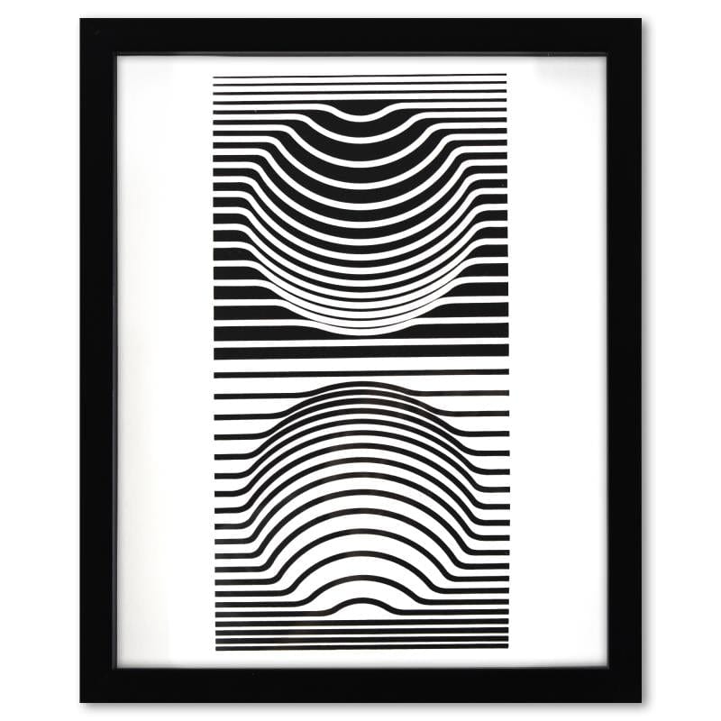 Vasarely; Sir -Ris de la serie Ondulatoires Gold & Silver Pawn Shop