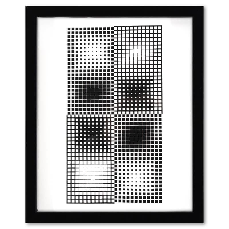 Vasarely; Binovae de la serie Corpusculaires Gold & Silver Pawn Shop
