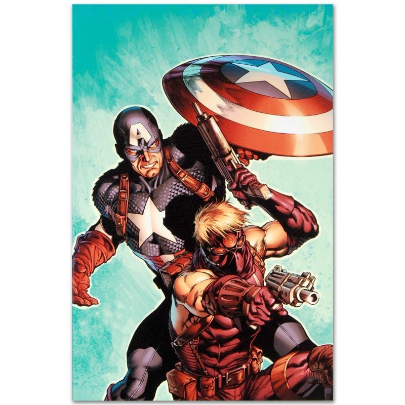 Marvel Art; Ultimate Avengers #2 Art Gold & Silver Pawn Shop