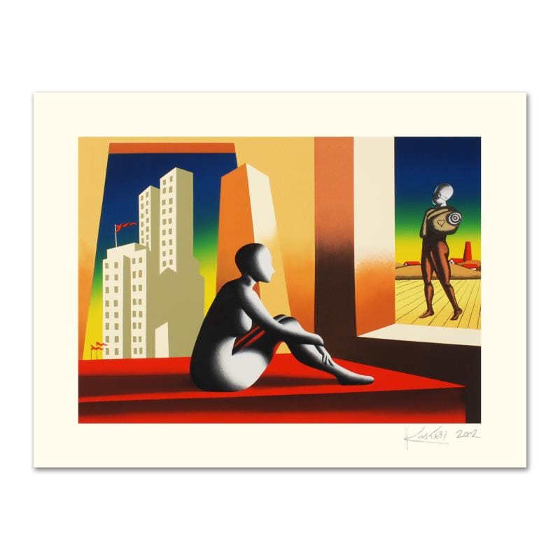 Mark Kostabi; Windows Of Opportunity Art Gold & Silver Pawn Shop