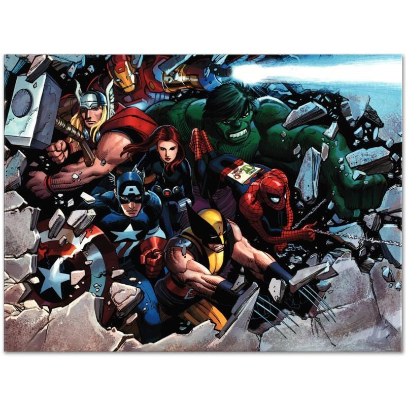 Marvel Art; Son of Marvel: Reading Chronology Art Gold & Silver Pawn Shop