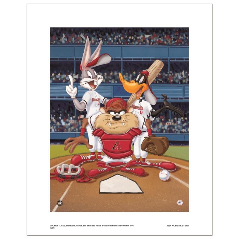 Looney Tunes; At the Plate (Diamondbacks) Art Gold & Silver Pawn Shop