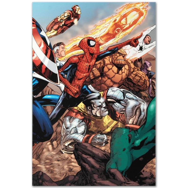 Marvel Art; Spider-Man & The Secret Wars #3 Art Gold & Silver Pawn Shop