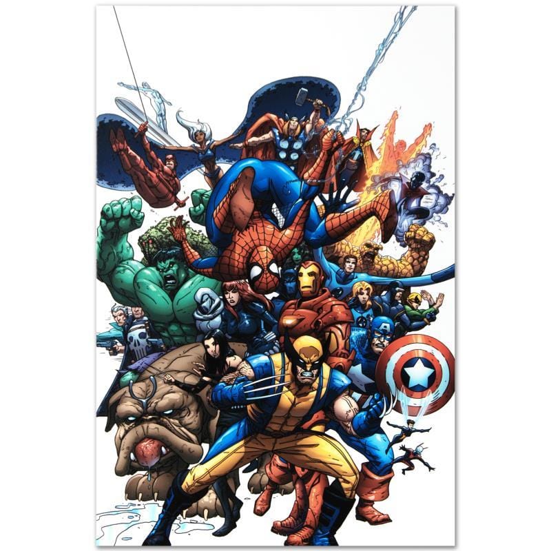 Marvel Art; Marvel Team Up #1 Art Gold & Silver Pawn Shop