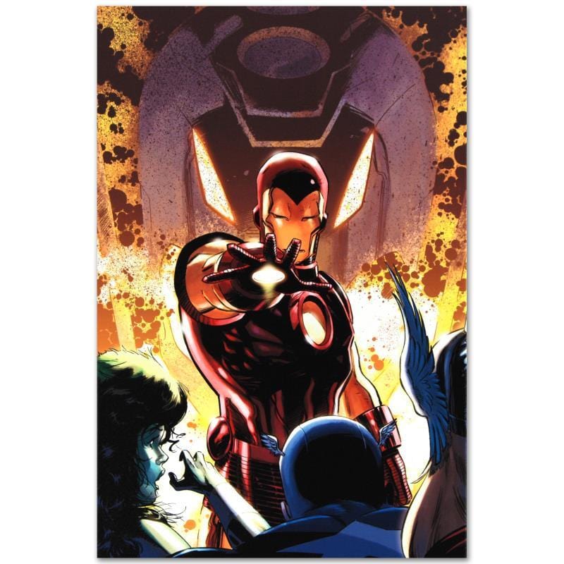 Marvel Art; Iron Age #1 Art Gold & Silver Pawn Shop