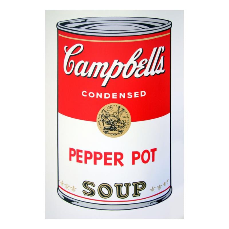 Andy Warhol; Soup Can 11.51 (Pepper Pot) Art Gold & Silver Pawn Shop