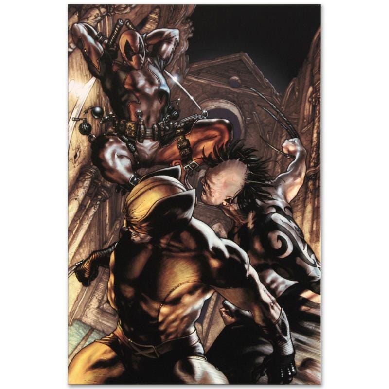 Marvel Art; Wolverine: Origins #25 Art Gold & Silver Pawn Shop
