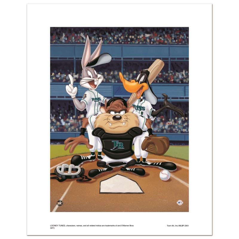 Looney Tunes; At the Plate (Devil Rays) Art Gold & Silver Pawn Shop