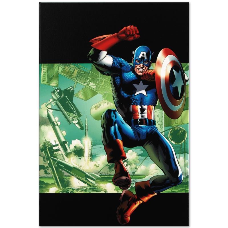 Marvel Art; Captain America: Man Out Of Time #4 Art Gold & Silver Pawn Shop