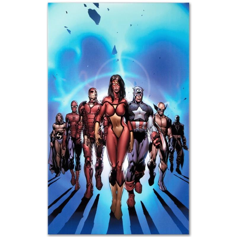 Marvel Art; New Avengers #7 – Gold & Silver Pawn Shop