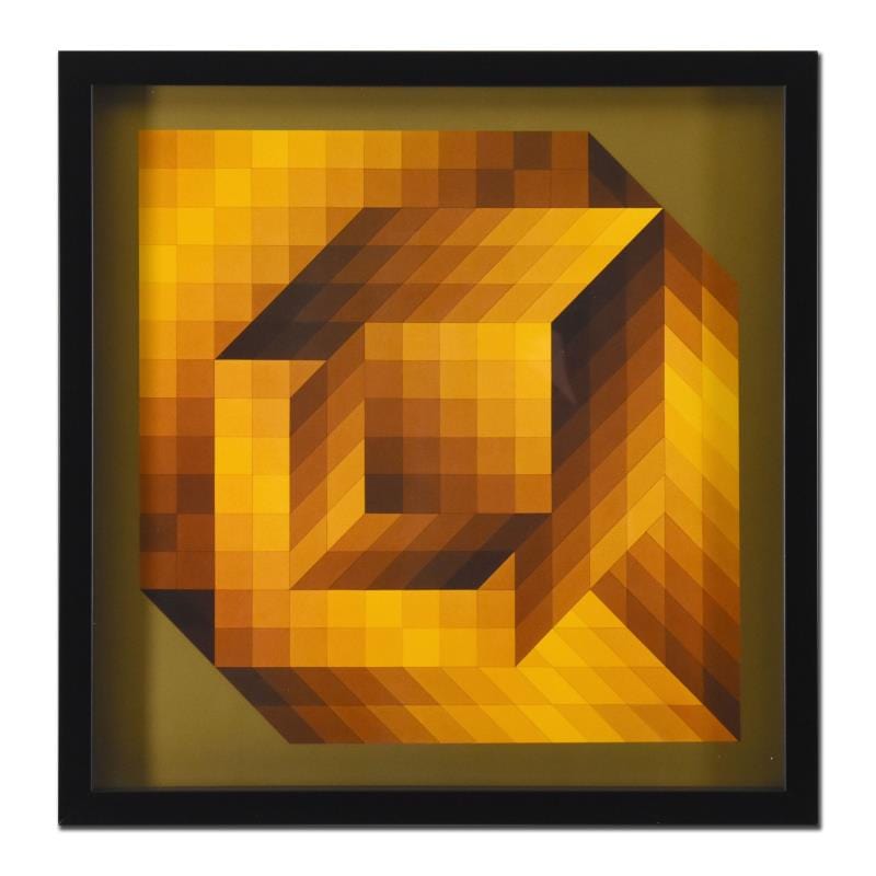 Vasarely; Axo-44 Gold & Silver Pawn Shop