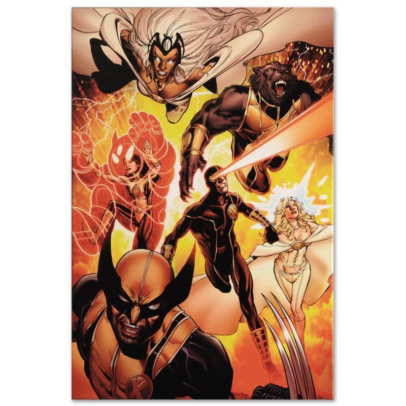 Marvel Art; Astonishing X-Men #35 Art Gold & Silver Pawn Shop