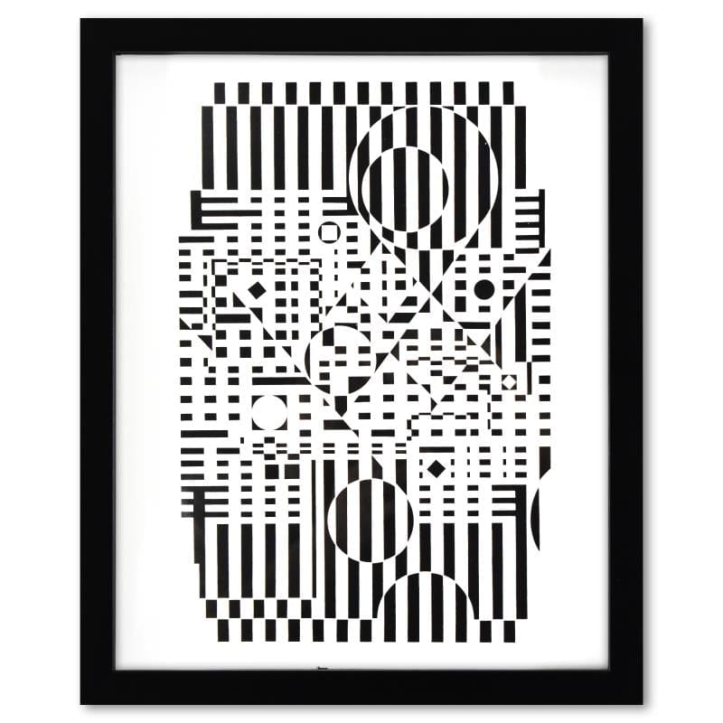 Vasarely; TY-NEU de la serie Croises Gold & Silver Pawn Shop