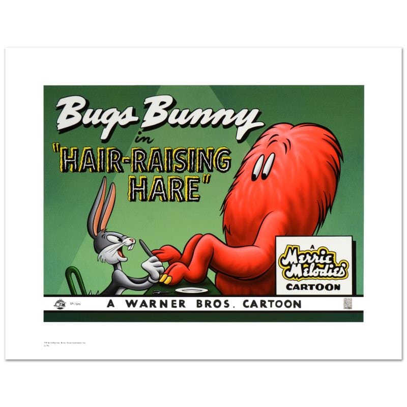 Looney Tunes; Hair Raising Hare Art Gold & Silver Pawn Shop