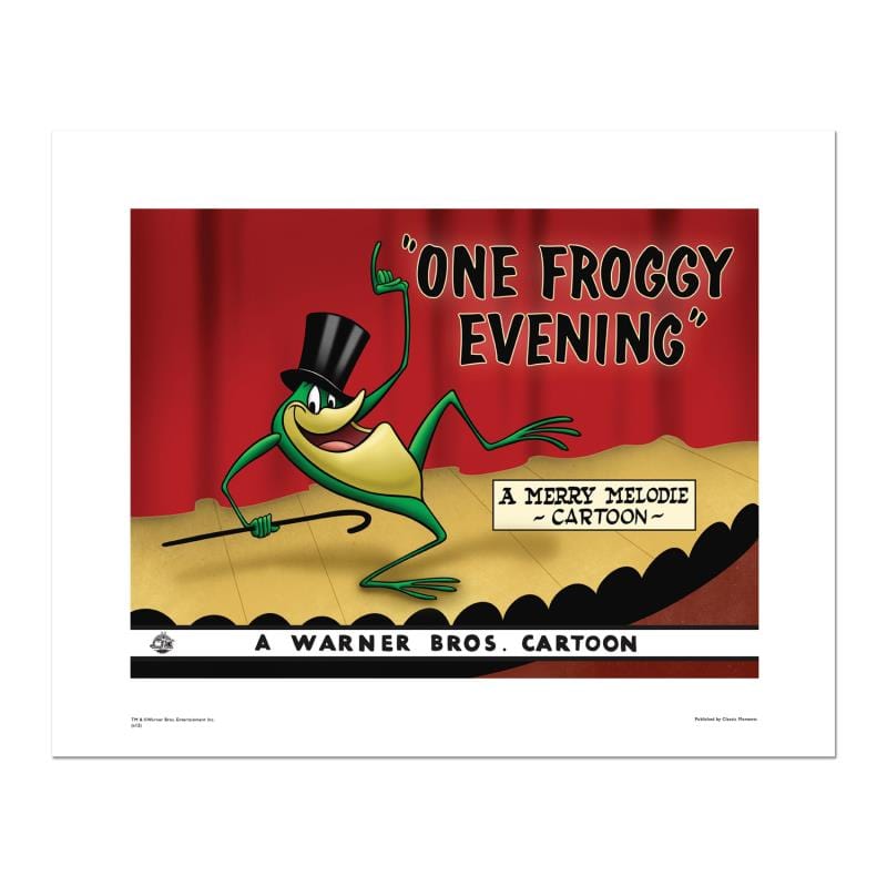 Looney Tunes; One Froggy Evening Art Gold & Silver Pawn Shop