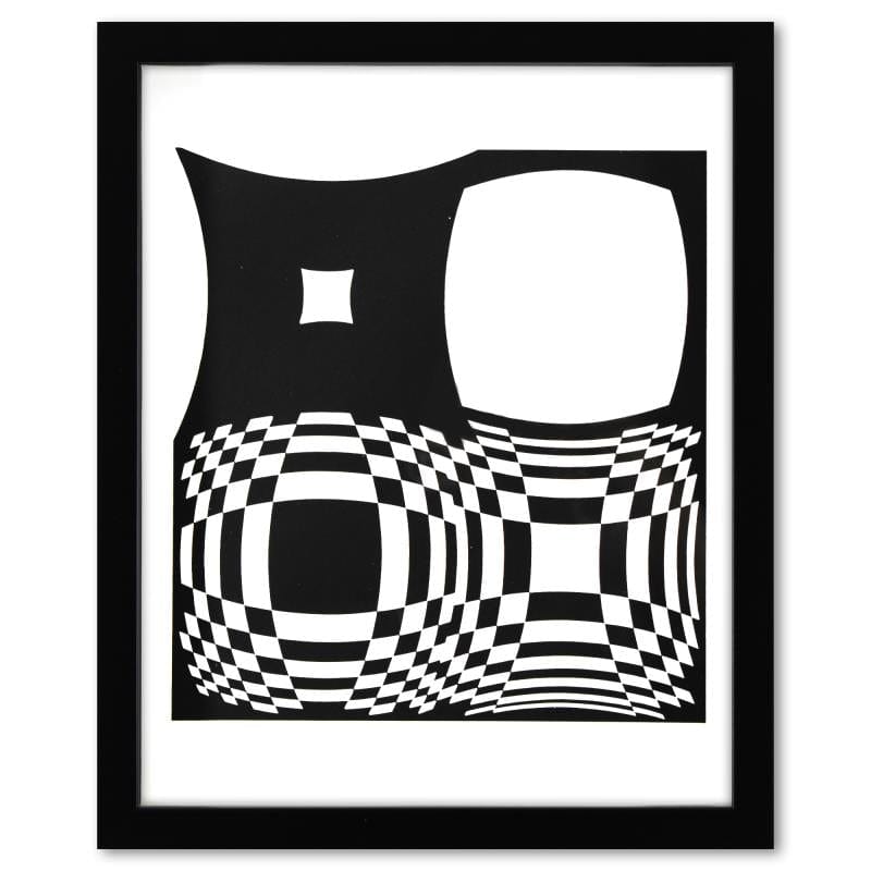 Vasarely; Japet de la serie Croises Gold & Silver Pawn Shop