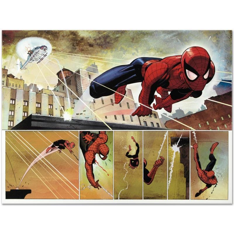 Marvel Art; The Amazing Spider Man #584 Art Gold & Silver Pawn Shop