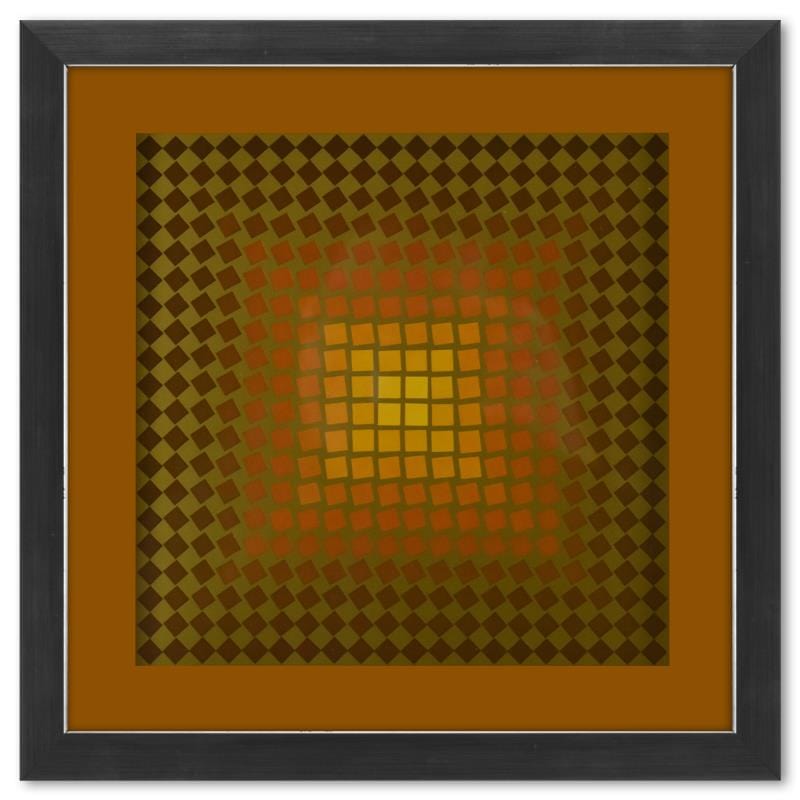 Vasarely; CTA - 105 - OR de la serie CTA - 102 Gold & Silver Pawn Shop