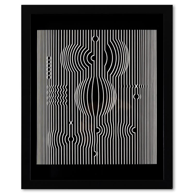 Vasarely; Manipur de la serie Ondulatoires Gold & Silver Pawn Shop