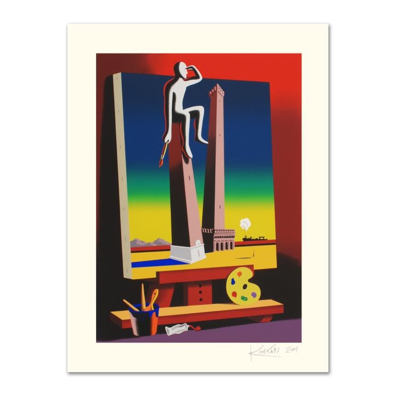 Mark Kostabi; Loophole With A View Art Gold & Silver Pawn Shop