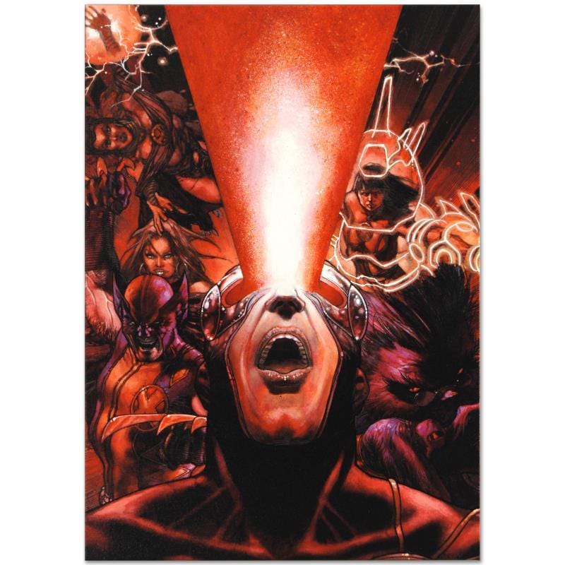 Marvel Art; Astonishing X-Men #30 Art Gold & Silver Pawn Shop