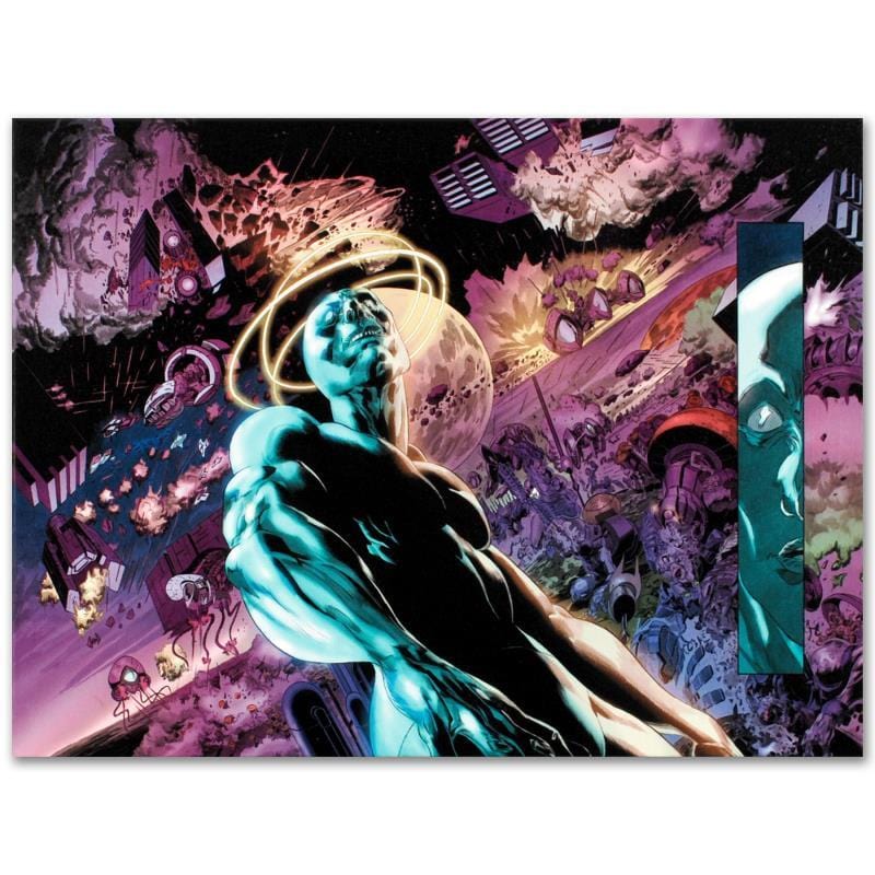 Marvel Art; Silver Surfer: In Thy Name #3 Art Gold & Silver Pawn Shop