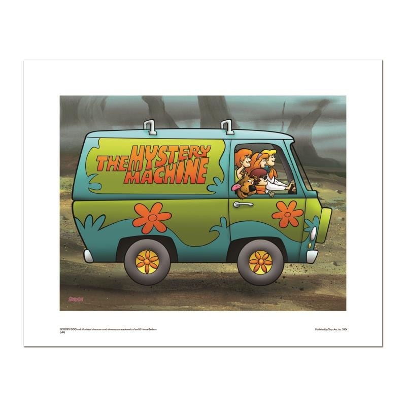 Hanna-Barbera; Mystery Machine Art Gold & Silver Pawn Shop