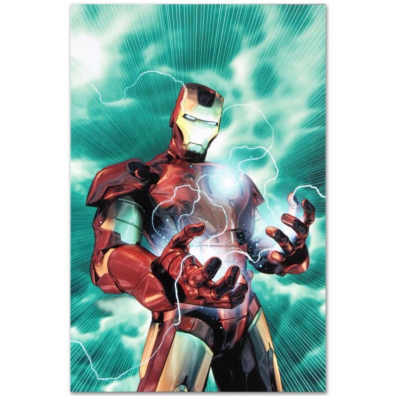 Marvel Art; Iron Man Legacy #2 Art Gold & Silver Pawn Shop