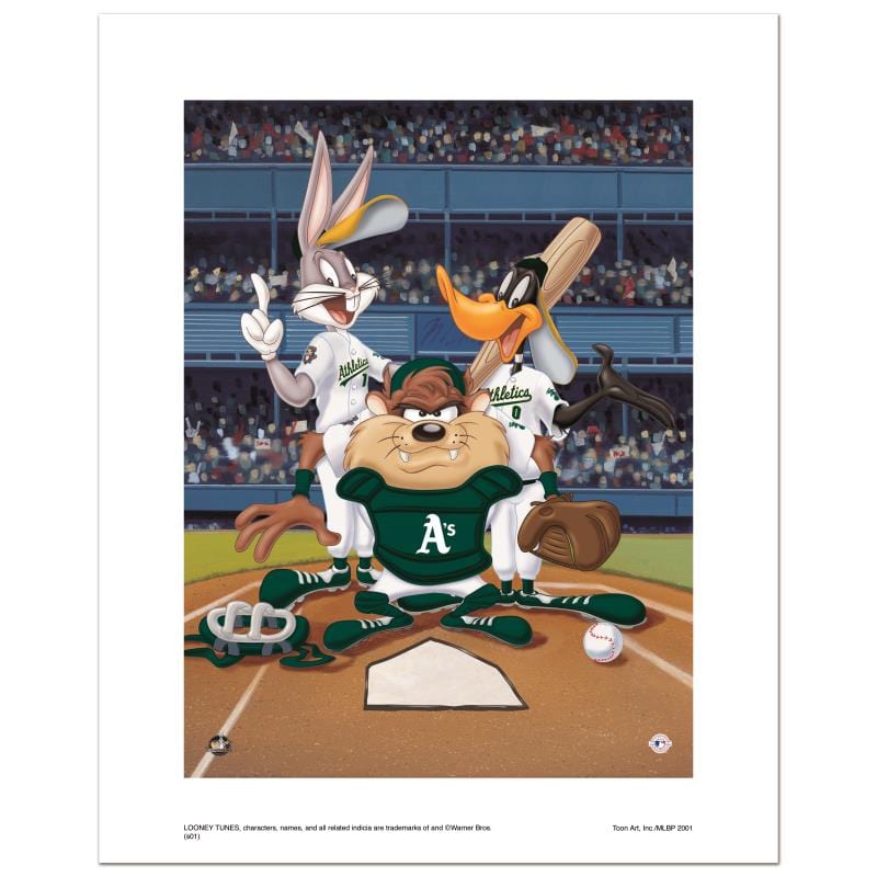 Looney Tunes; At the Plate (Athletics) Art Gold & Silver Pawn Shop