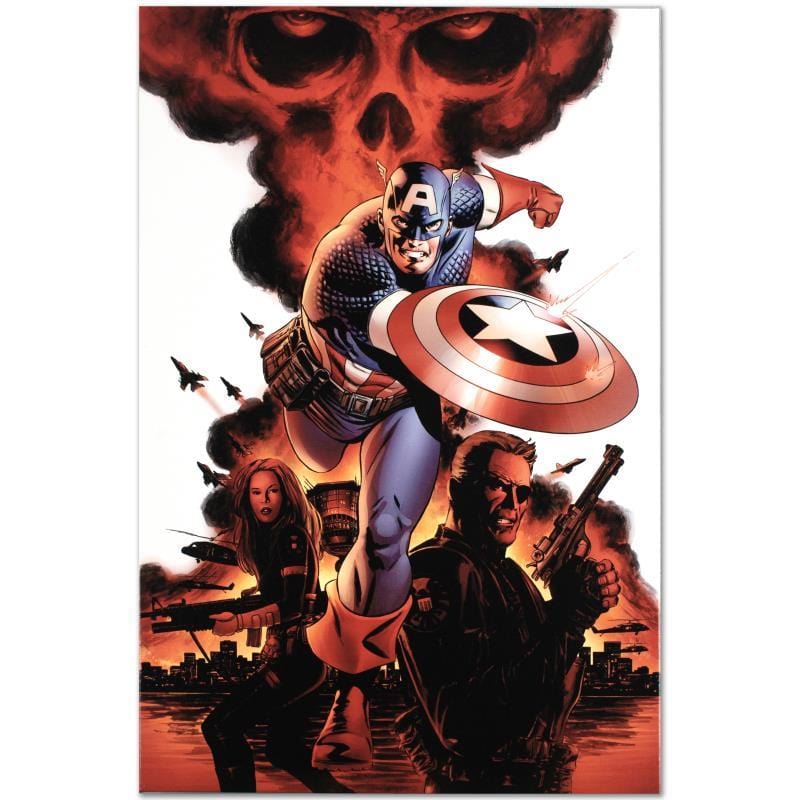 Marvel Art; Captain America #1 Art Gold & Silver Pawn Shop