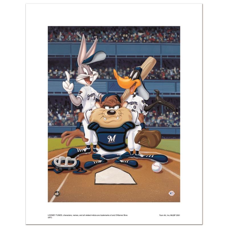 Looney Tunes; At the Plate (Brewers) Art Gold & Silver Pawn Shop