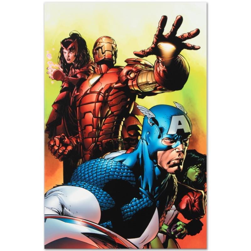 Marvel Art; Avengers #501 Art Gold & Silver Pawn Shop