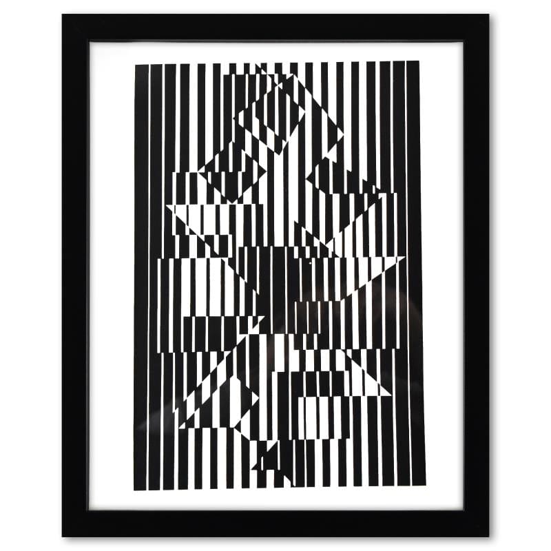 Vasarely; Ilava de la serie Lineaires Gold & Silver Pawn Shop