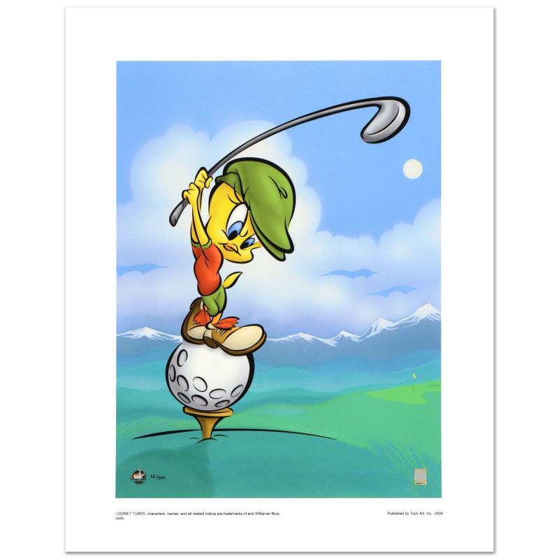 Looney Tunes; Tee-Off Tweety Art Gold & Silver Pawn Shop