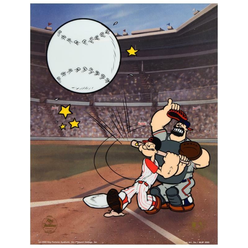 King Features; Homerun Popeye - Reds Art G S Pawn