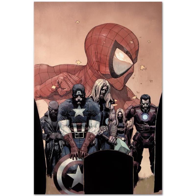 Marvel Art; Ultimate Avengers Vs. New Ultimates #6 Art Gold & Silver Pawn Shop
