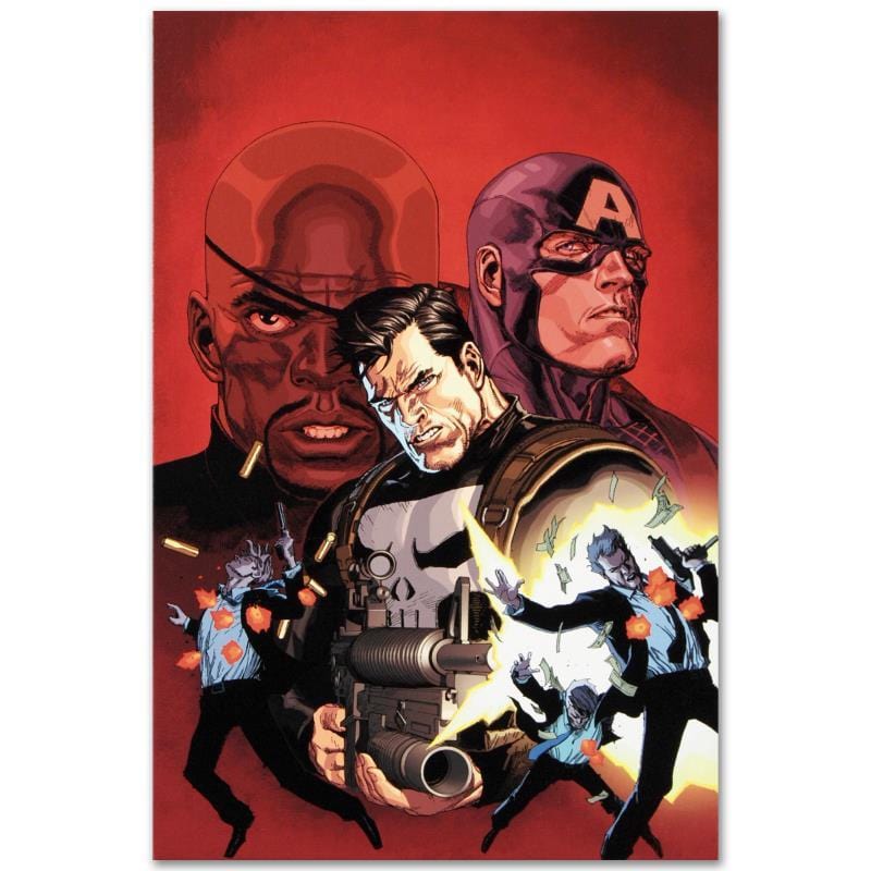 Marvel Art; Ultimate Avengers #1 Art Gold & Silver Pawn Shop
