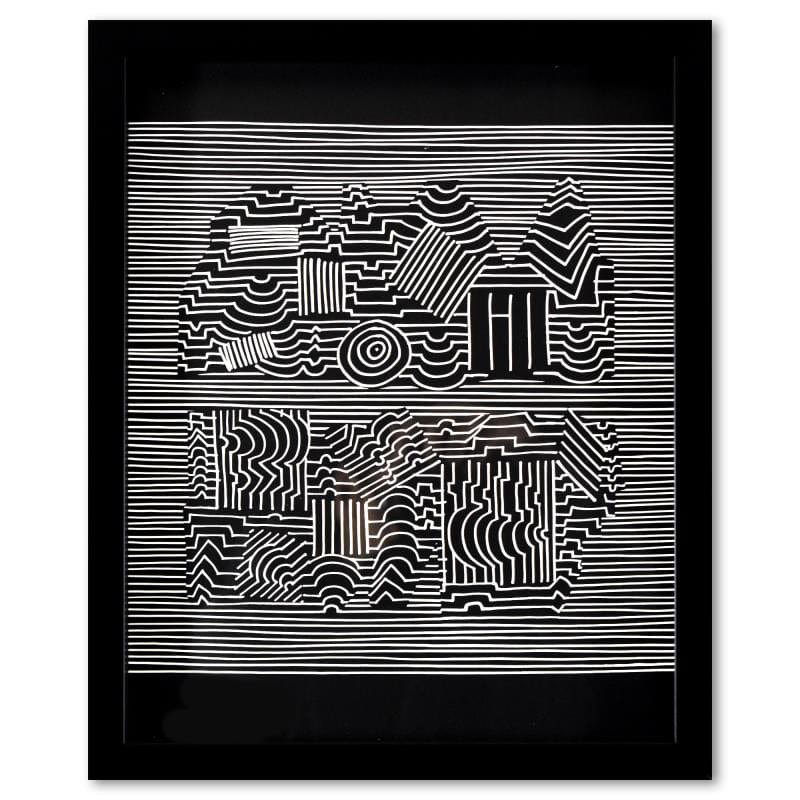 Vasarely; Naissances - II de la serie Ondulatoires Gold & Silver Pawn Shop