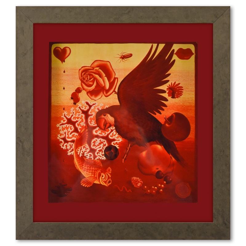 Vasarely; Etude En Rouge de la serie Graphismes 2 Gold & Silver Pawn Shop