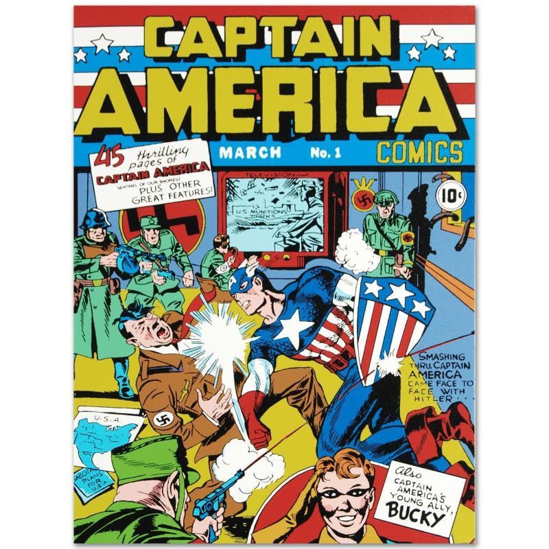 Marvel Art; Captain America Comics #1 – Gold & Silver Pawn Shop