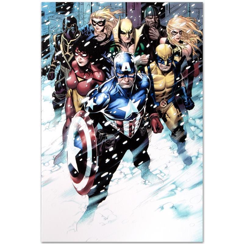 Marvel Art; Free Comic Book Day 2009 Avengers #1 Art Gold & Silver Pawn Shop