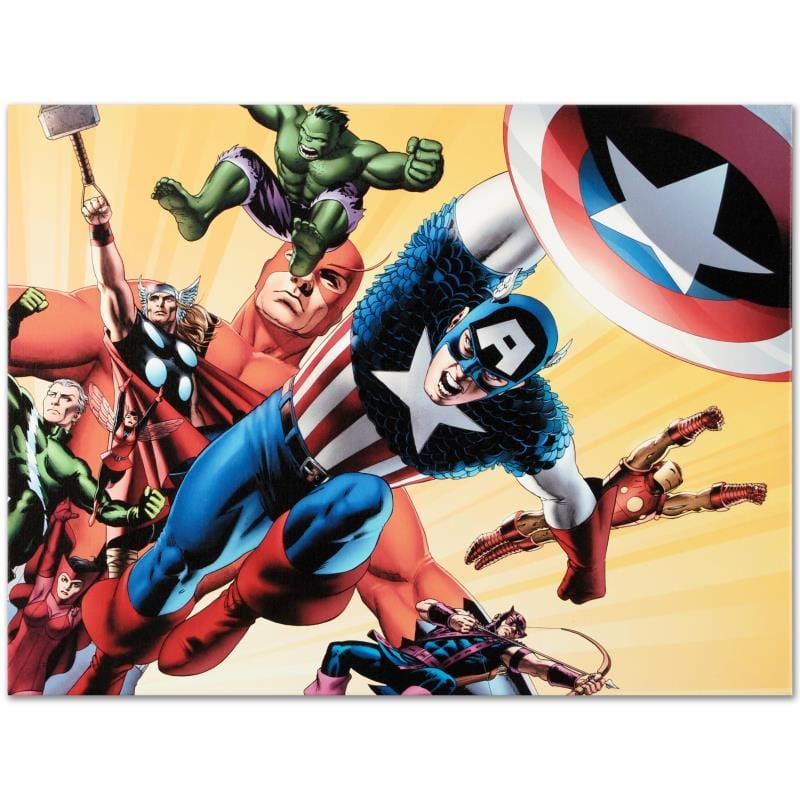 Marvel Art; Fallen Son: Death of Captain America #5 Art Gold & Silver Pawn Shop