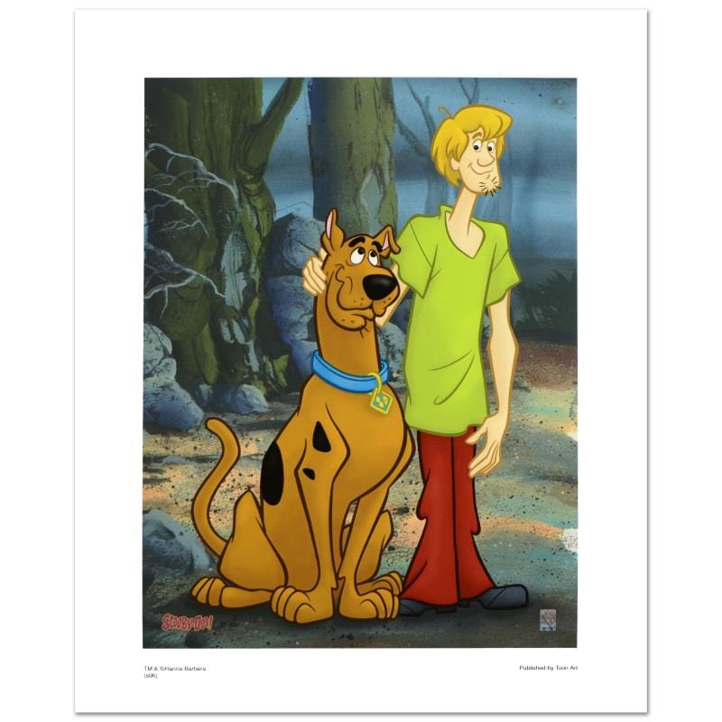 Hanna-Barbera; Scooby & Shaggy Standing Art Gold & Silver Pawn Shop