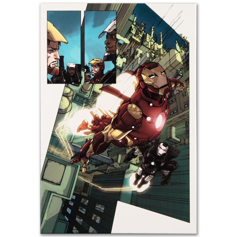 Marvel Art; Iron Man 2.0 #1 Art Gold & Silver Pawn Shop